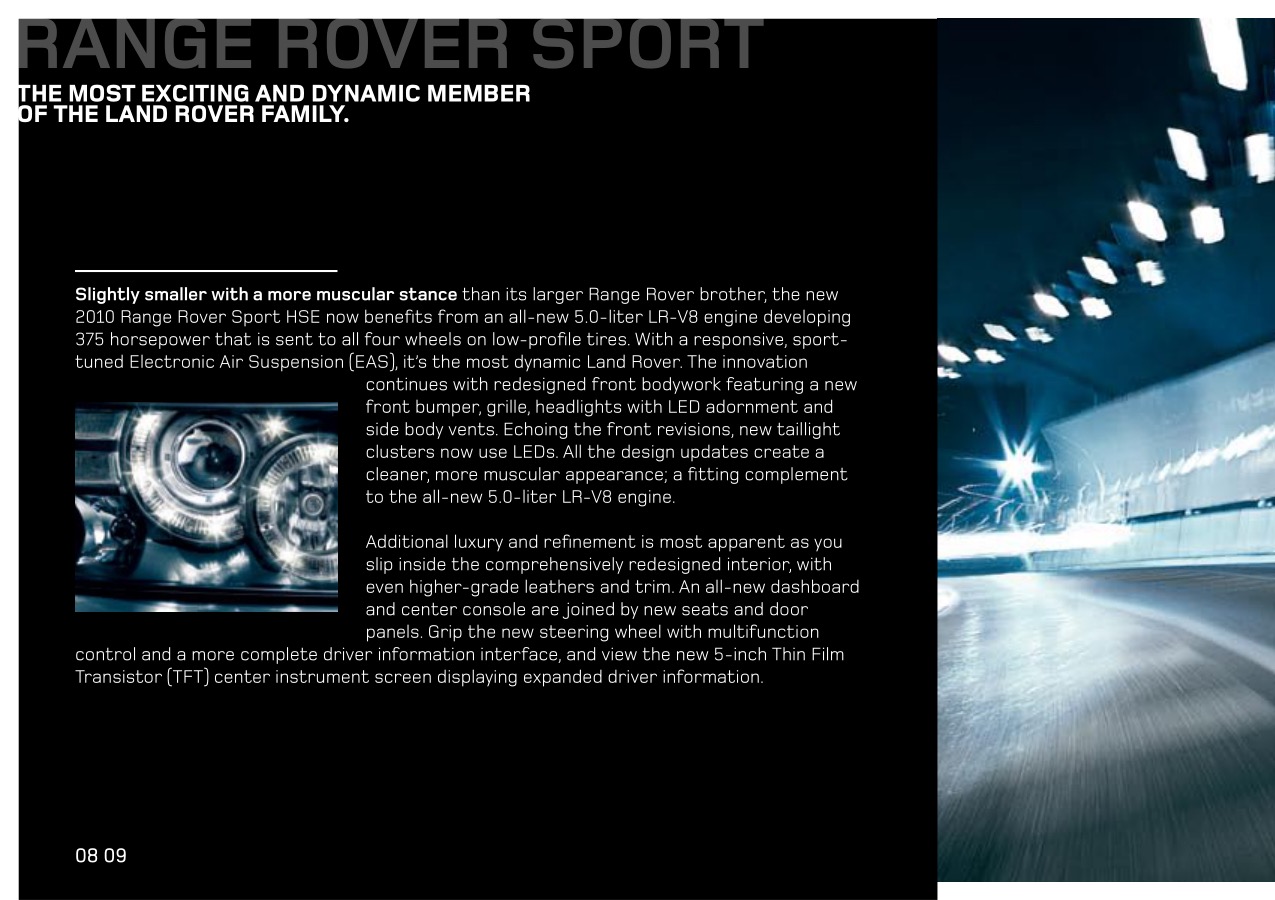 2010 Land Rover Brochure Page 18